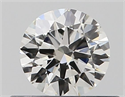 Natural Diamond 0.40 Carats, Round with Very Good Cut, H Color, VS2 Clarity and Certified by GIA