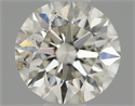 Natural Diamond 0.41 Carats, Round with Excellent Cut, I Color, SI1 Clarity and Certified by IGI