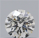 Natural Diamond 0.40 Carats, Round with Excellent Cut, I Color, SI1 Clarity and Certified by GIA