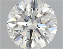 Natural Diamond 0.50 Carats, Round with Excellent Cut, J Color, VS1 Clarity and Certified by GIA