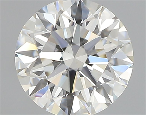 Picture of Natural Diamond 0.50 Carats, Round with Excellent Cut, J Color, VS1 Clarity and Certified by GIA