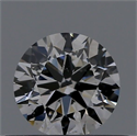 Natural Diamond 0.40 Carats, Round with Good Cut, G Color, SI1 Clarity and Certified by GIA