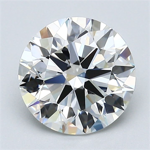 Picture of Natural Diamond 2.22 Carats, Round with Excellent Cut, I Color, VVS2 Clarity and Certified by GIA