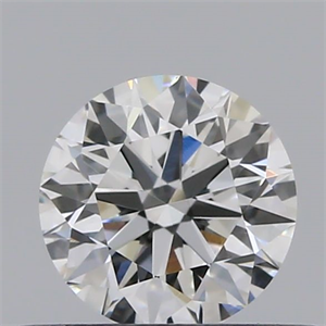 Picture of Natural Diamond 0.41 Carats, Round with Excellent Cut, E Color, VS1 Clarity and Certified by GIA