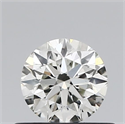 Natural Diamond 0.50 Carats, Round with Excellent Cut, H Color, VS1 Clarity and Certified by IGI