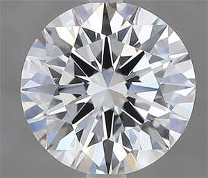 Picture of Natural Diamond 1.35 Carats, Round with Excellent Cut, F Color, VVS1 Clarity and Certified by GIA