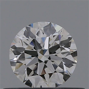 Picture of Natural Diamond 0.46 Carats, Round with Excellent Cut, I Color, VVS2 Clarity and Certified by GIA