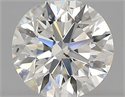 Natural Diamond 0.50 Carats, Round with Excellent Cut, J Color, SI1 Clarity and Certified by GIA