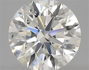 Picture of Natural Diamond 0.50 Carats, Round with Excellent Cut, J Color, SI1 Clarity and Certified by GIA