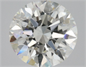 Natural Diamond 1.50 Carats, Round with Excellent Cut, H Color, VVS1 Clarity and Certified by GIA