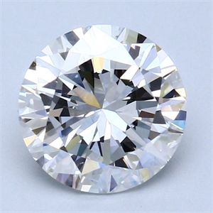 Picture of Natural Diamond 2.05 Carats, Round with Very Good Cut, F Color, IF Clarity and Certified by GIA