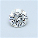 Natural Diamond 0.42 Carats, Round with Excellent Cut, H Color, VS1 Clarity and Certified by GIA