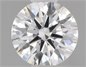 Natural Diamond 0.41 Carats, Round with Excellent Cut, E Color, VS2 Clarity and Certified by GIA