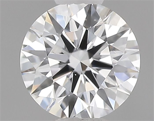 Picture of Natural Diamond 0.41 Carats, Round with Excellent Cut, E Color, VS2 Clarity and Certified by GIA