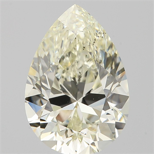 Picture of Natural Diamond 1.53 Carats, Pear with  Cut, K Color, SI1 Clarity and Certified by IGI