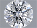 Natural Diamond 0.40 Carats, Round with Excellent Cut, F Color, SI1 Clarity and Certified by GIA