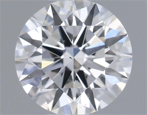 Picture of Natural Diamond 0.40 Carats, Round with Excellent Cut, F Color, SI1 Clarity and Certified by GIA