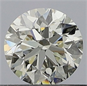 Natural Diamond 0.40 Carats, Round with Very Good Cut, J Color, VS1 Clarity and Certified by GIA