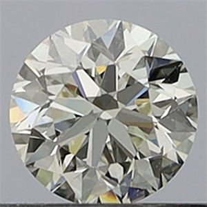 Picture of Natural Diamond 0.40 Carats, Round with Very Good Cut, J Color, VS1 Clarity and Certified by GIA