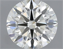 Natural Diamond 0.48 Carats, Round with Excellent Cut, J Color, IF Clarity and Certified by IGI