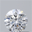 Natural Diamond 0.40 Carats, Round with Excellent Cut, D Color, SI1 Clarity and Certified by GIA