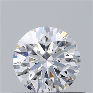 Picture of Natural Diamond 0.40 Carats, Round with Excellent Cut, D Color, SI1 Clarity and Certified by GIA