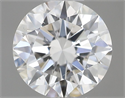 Natural Diamond 0.40 Carats, Round with Very Good Cut, F Color, I1 Clarity and Certified by GIA