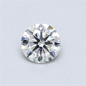 Picture of Natural Diamond 0.50 Carats, Round with Very Good Cut, I Color, SI1 Clarity and Certified by GIA