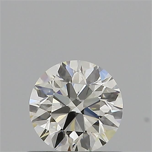 Picture of Natural Diamond 0.50 Carats, Round with Excellent Cut, K Color, VVS2 Clarity and Certified by GIA