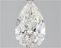 Natural Diamond 2.10 Carats, Pear with  Cut, H Color, IF Clarity and Certified by GIA