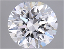 Natural Diamond 0.40 Carats, Round with Excellent Cut, F Color, VS2 Clarity and Certified by GIA