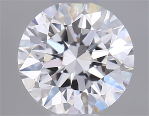 Picture of Natural Diamond 0.40 Carats, Round with Excellent Cut, F Color, VS2 Clarity and Certified by GIA