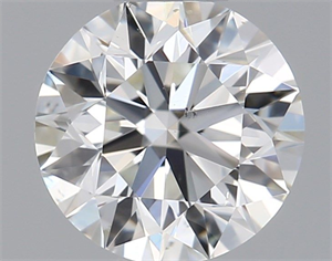 Picture of Natural Diamond 0.40 Carats, Round with Excellent Cut, I Color, SI1 Clarity and Certified by GIA