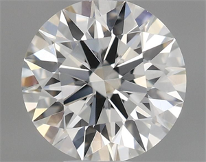 Picture of Natural Diamond 0.42 Carats, Round with Excellent Cut, J Color, VVS1 Clarity and Certified by GIA