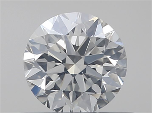 Picture of Natural Diamond 0.40 Carats, Round with Very Good Cut, H Color, SI2 Clarity and Certified by GIA