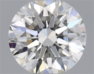 Picture of Natural Diamond 0.41 Carats, Round with Excellent Cut, I Color, SI1 Clarity and Certified by GIA