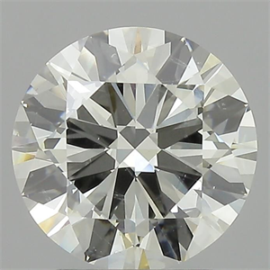 Picture of Natural Diamond 2.01 Carats, Round with Very Good Cut, I Color, SI1 Clarity and Certified by GIA