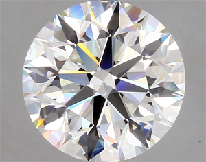 Picture of Natural Diamond 2.04 Carats, Round with Excellent Cut, H Color, VS1 Clarity and Certified by GIA