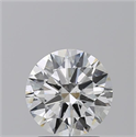 Natural Diamond 2.01 Carats, Round with Excellent Cut, H Color, SI1 Clarity and Certified by GIA