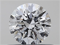 Natural Diamond 0.43 Carats, Round with Excellent Cut, D Color, VVS2 Clarity and Certified by GIA