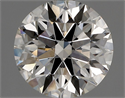 Natural Diamond 1.73 Carats, Round with Excellent Cut, H Color, VVS1 Clarity and Certified by IGI