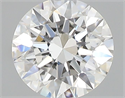 Natural Diamond 0.41 Carats, Round with Excellent Cut, G Color, VS2 Clarity and Certified by GIA