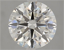 Natural Diamond 3.03 Carats, Round with Excellent Cut, H Color, VS2 Clarity and Certified by GIA