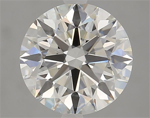 Picture of Natural Diamond 3.03 Carats, Round with Excellent Cut, H Color, VS2 Clarity and Certified by GIA