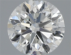 Picture of Natural Diamond 0.40 Carats, Round with Very Good Cut, G Color, VVS2 Clarity and Certified by GIA