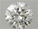 Natural Diamond 3.02 Carats, Round with Excellent Cut, K Color, VS1 Clarity and Certified by GIA