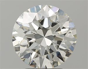 Picture of Natural Diamond 3.02 Carats, Round with Excellent Cut, K Color, VS1 Clarity and Certified by GIA