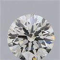 Natural Diamond 0.40 Carats, Round with Excellent Cut, H Color, SI1 Clarity and Certified by IGI