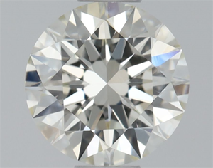 Picture of Natural Diamond 0.42 Carats, Round with Excellent Cut, J Color, VVS2 Clarity and Certified by GIA