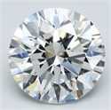 Natural Diamond 5.01 Carats, Round with Excellent Cut, E Color, VS2 Clarity and Certified by GIA